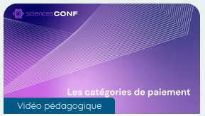 tutorial payment categories (in french)